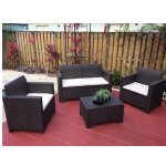 Комплект мебели B:rattan Nebraska 2 Set (два кресла+стол+диван двухместный) венге