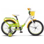 Детский велосипед STELS Pilot 190 18” V030 (2020) рама 9” Зелёный/жёлтый/белый