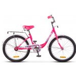 Подростковый городской велосипед STELS Pilot 200 Lady 20” Z010 (2021), Розовый рама 12” Розовый