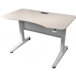 Пневматический стол Rifforma-03 (Цвет столешницы:Светлый дуб, Цвет ножек стола:Серый)