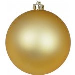 Новогодний шар матовый,золотой, диаметр 100 мм, 1 шт в пакете арт. ЕК0417