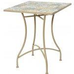 Садовый стол ТУЛУЗА малый, металл, мозаика, 58x58x72 см, Kaemingk