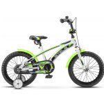 Детский велосипед Stels Arrow 16 V020 рама 9.5” Белый/зелёный размер рамы 9.5” Белый/зелёный
