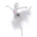 Елочная игрушка Балерина Лукреция - Pas de chat 13 см, подвеска Kaemingk
