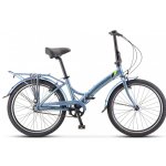 Велосипед Stels Pilot-770 24 V010 рама Серый/зелёный