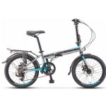 Дорожный велосипед Stels Pilot 630 MD V010, рама Серый/синий