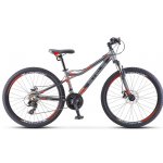 Велосипед Stels Navigator-610 MD 26” V040 рама ”14” Серый/красный” рама 14” Серый/красный 2021