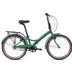 Велосипед 24 Forward Enigma 3.0 AL 20-21 г, Зеленый матовый/Желтый