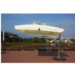 Зонт для кафе Афина-Мебель AFM-250SLB-Light Beige(2,5x2,5)