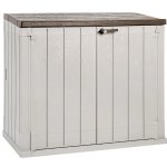 Ящик-шкаф пластиковый TOOMAX Wood Style на 1270л Серо-коричневый