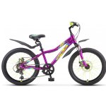 Подростковый Велосипед Stels Pilot-240 MD 20” V010, рама 11” Пурпурный