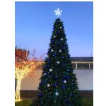 Новогоднее освещение Цветной Каскад  ГК Ёлочкин  для новогодних елок высотой 7 м