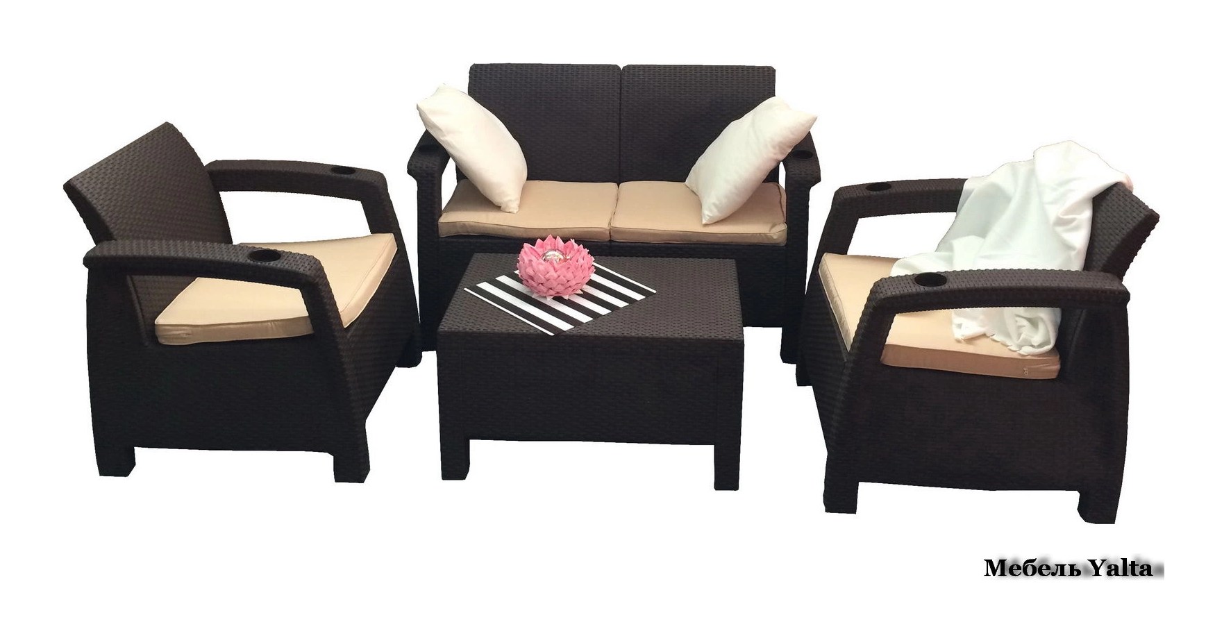 Комплект мебели диван и 2. Комплект мебели Yalta big Family Sofa Set. Комплект Terrace Set. Комплект мебели Ялта Yalta Terrace Set фабрика. Набор мебели Yalta Family Set.