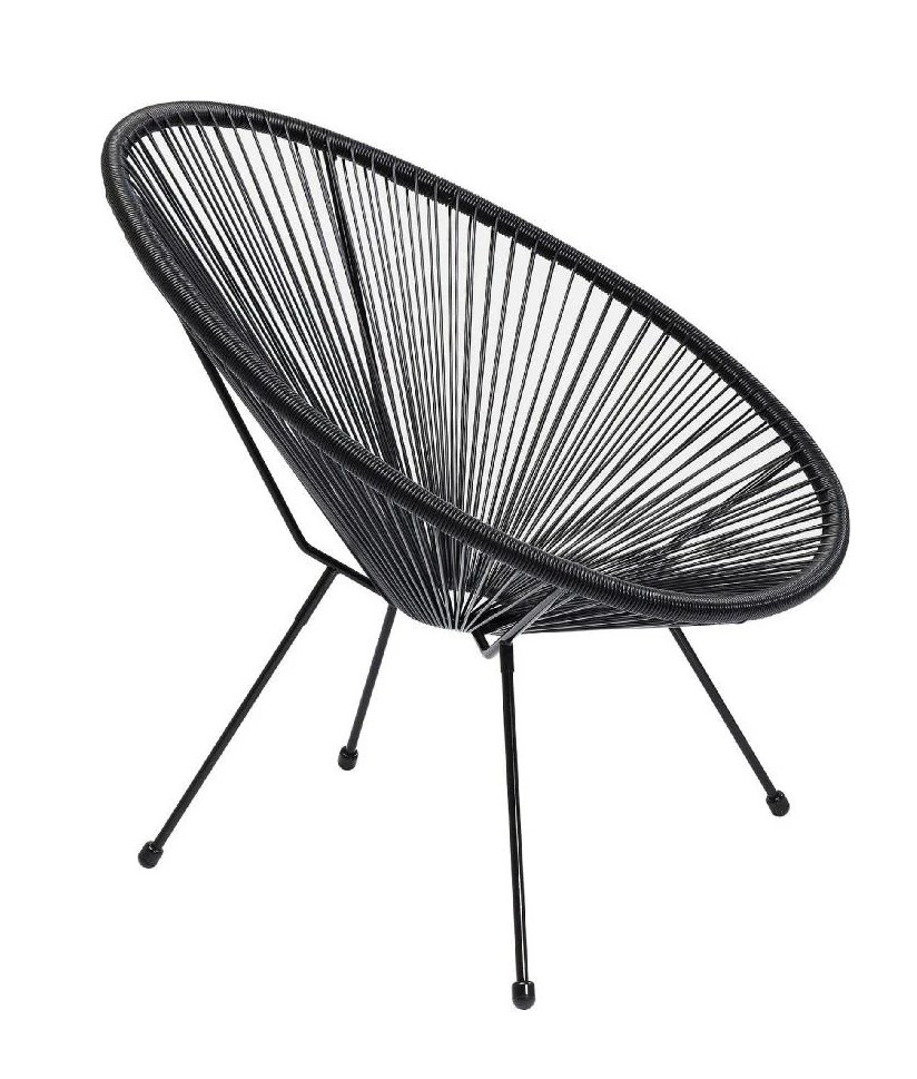 Кресло из иск.ротанга f103 (чёрное)