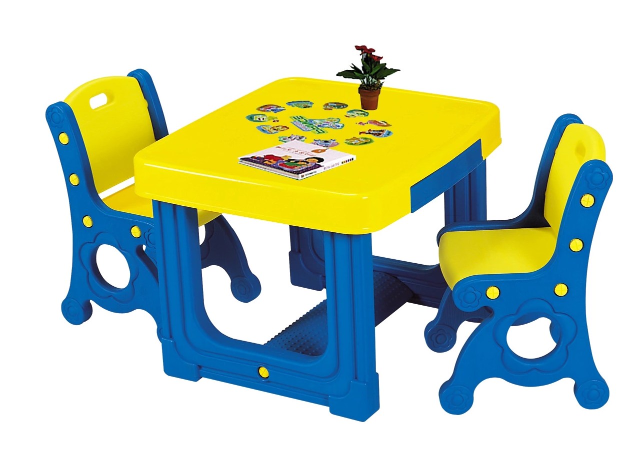 Haenim Toy детская мебель стол (парта) + 2 стула