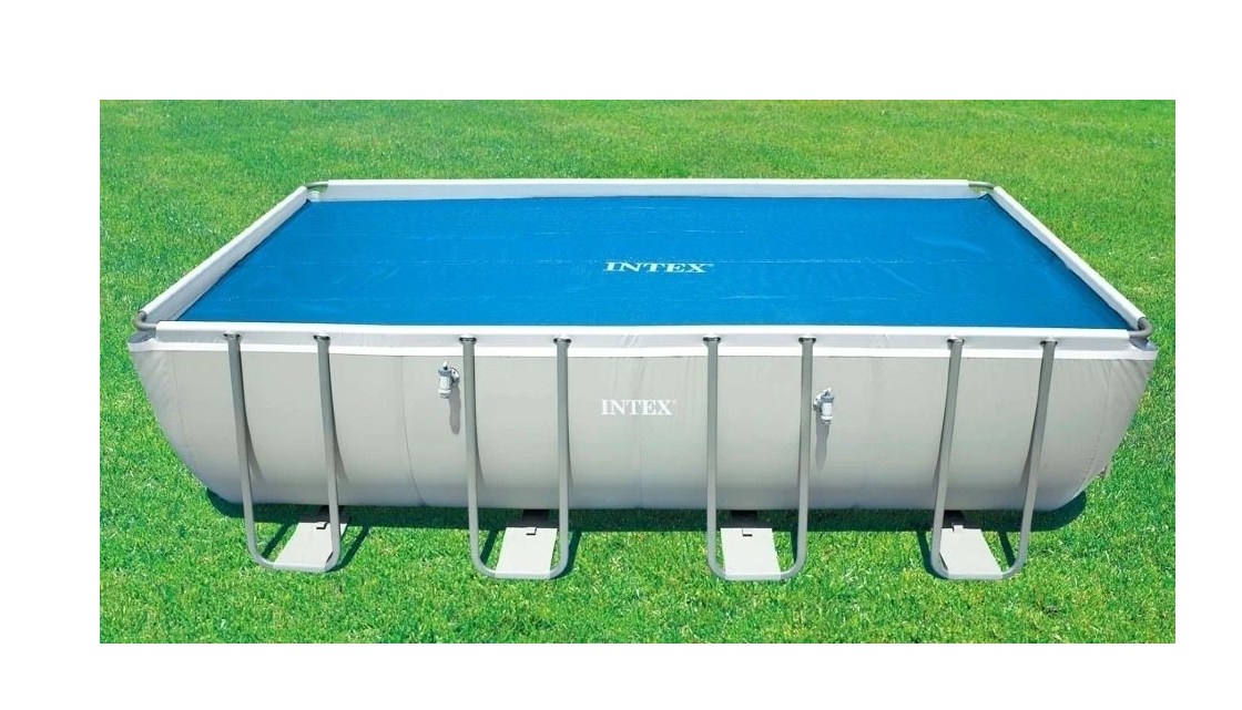 Тент (Солнечный) для бассейна 549см easy Set& frame Pools. Плавающий тент Intex 28029 для прямоугольных бассейнов. Бассейн Интекс 549х274х132. Бассейн каркасный 549х274х132см.